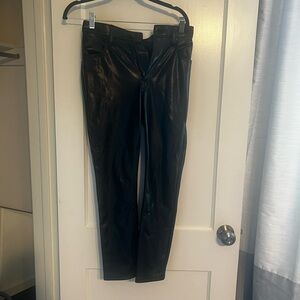 Abercrombie faux leather pants